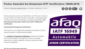 Blog IATF certification